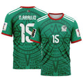 N?stor Araujo 15 AOP T-Shirt 2026 World Cup Mexico Home