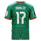 Orbel?n Pineda 17 AOP T-Shirt 2026 World Cup Mexico Home