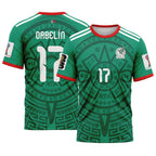 Orbel?n Pineda 17 AOP T-Shirt 2026 World Cup Mexico Home