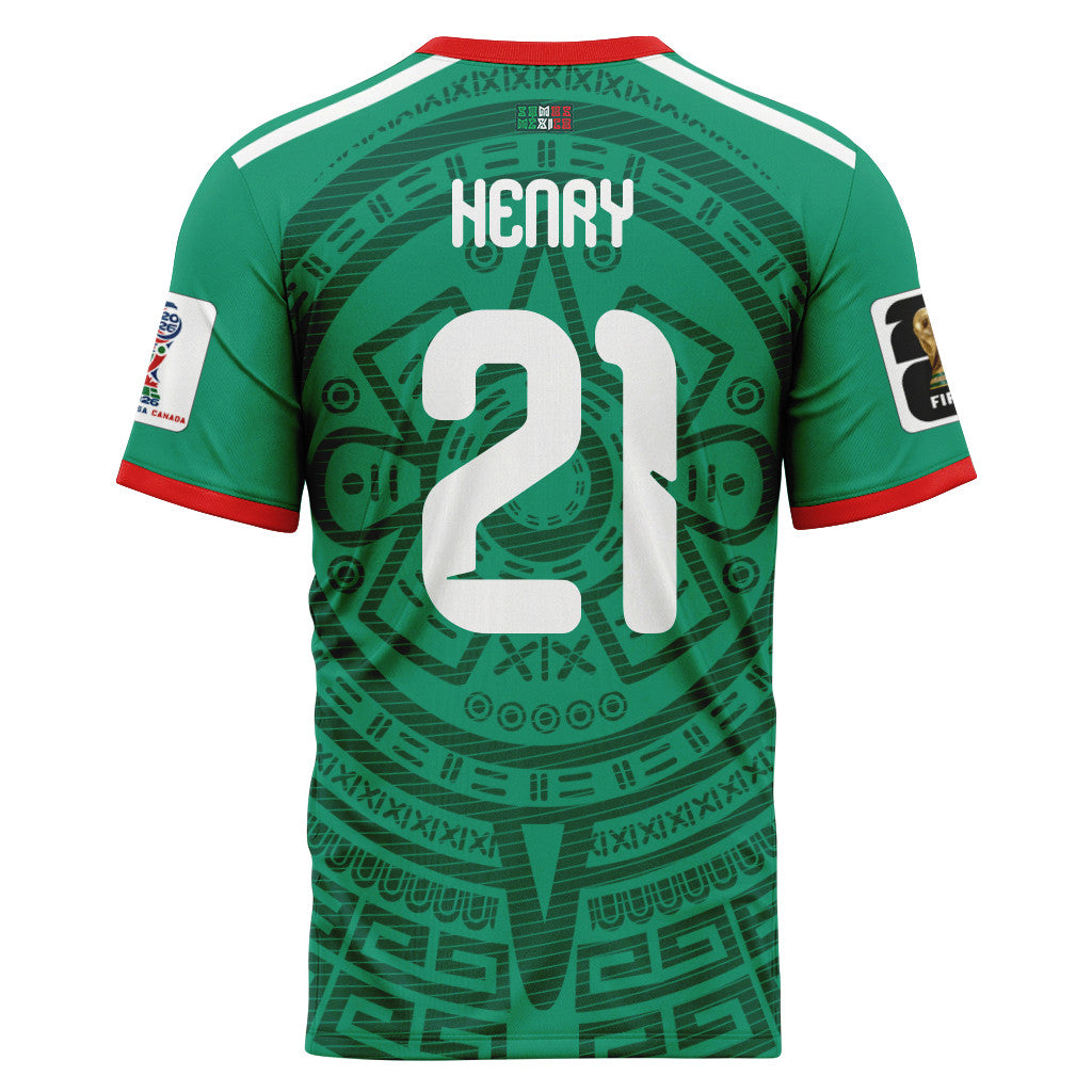 Henry Mart?n 21 AOP T-Shirt 2026 World Cup Mexico Home