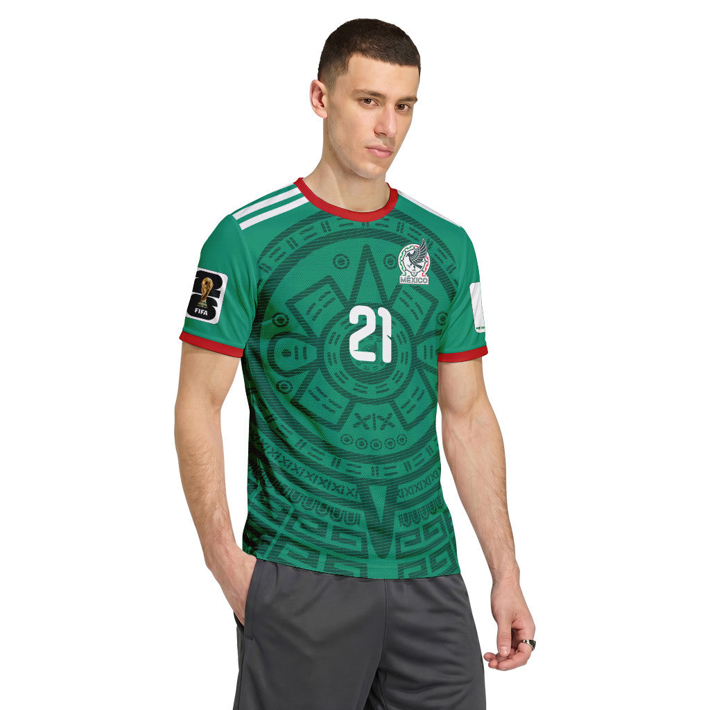 Henry Mart?n 21 AOP T-Shirt 2026 World Cup Mexico Home