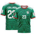 Jes?s Gallardo 23 AOP T-Shirt 2026 World Cup Mexico Home