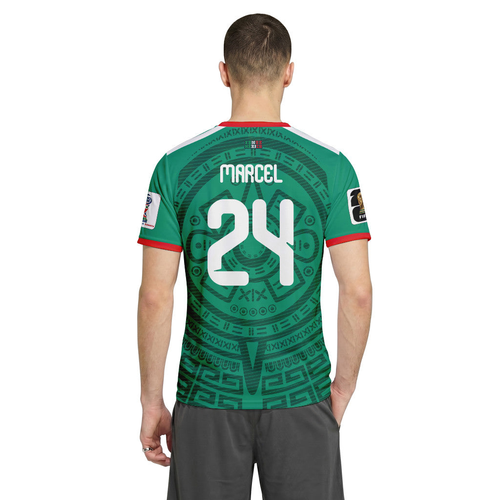 Marcel Ruiz 24 AOP T-Shirt 2026 World Cup Mexico Home