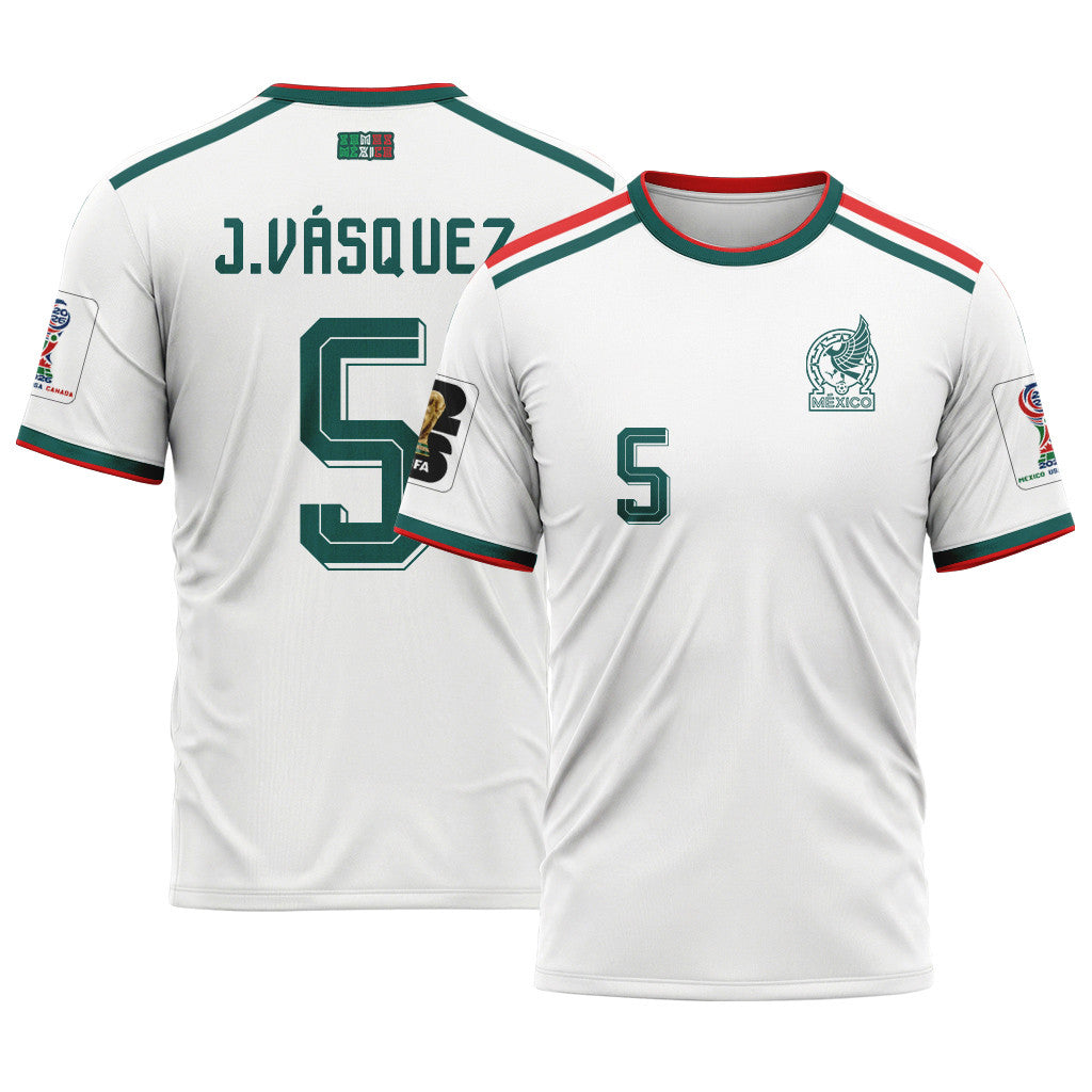 Johan V?squez 5 AOP T-Shirt 2026 World Cup Mexico Away