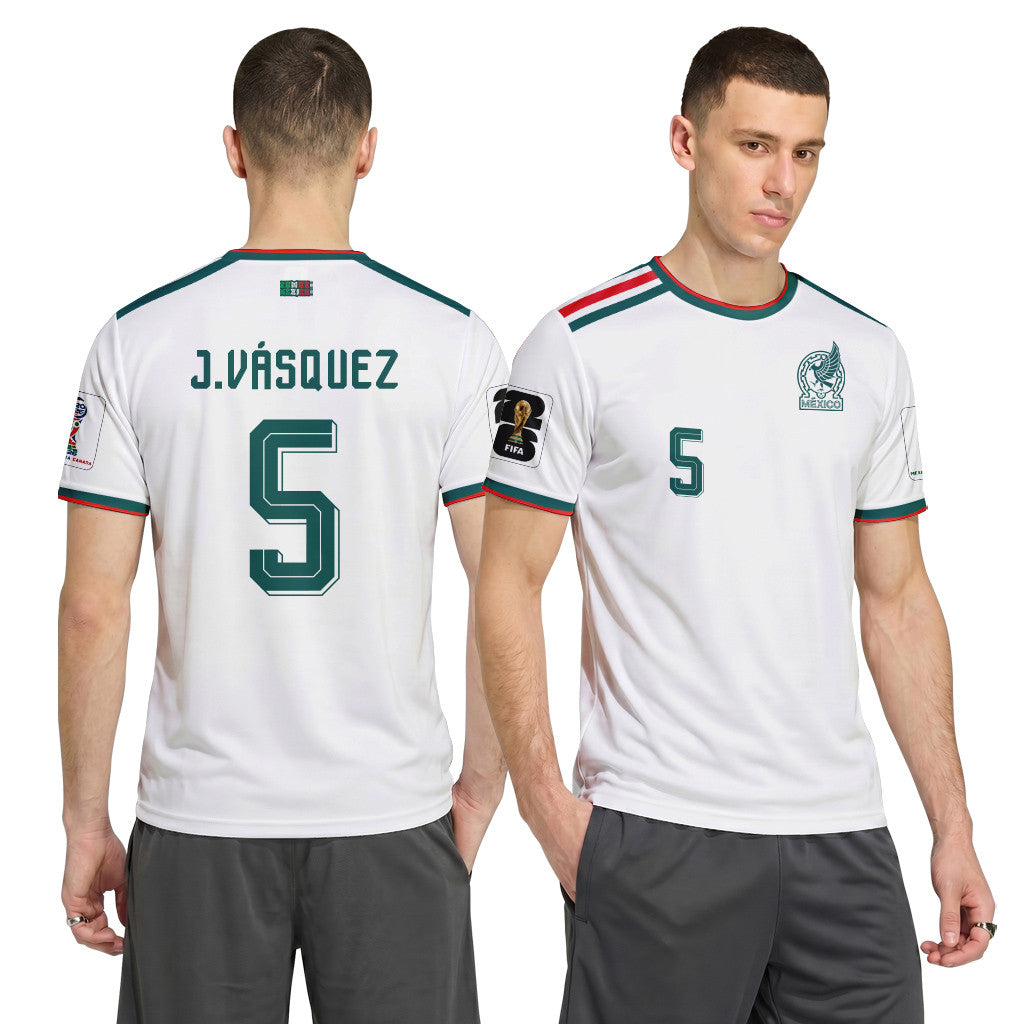 Johan V?squez 5 AOP T-Shirt 2026 World Cup Mexico Away
