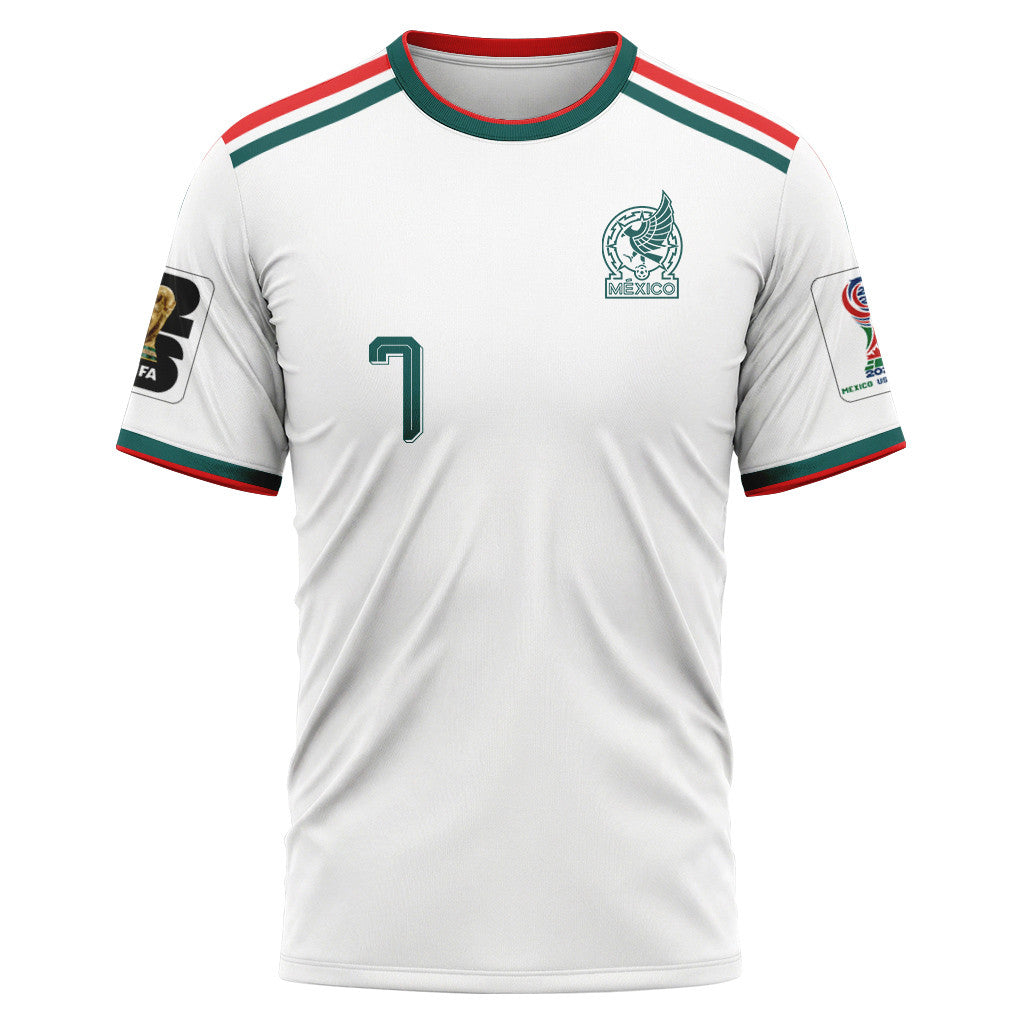 Luis Ch?vez 7 AOP T-Shirt 2026 World Cup Mexico Away
