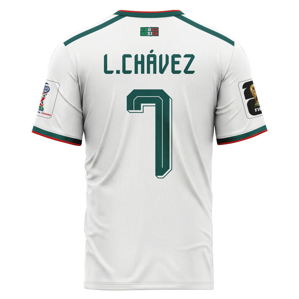Luis Ch?vez 7 AOP T-Shirt 2026 World Cup Mexico Away