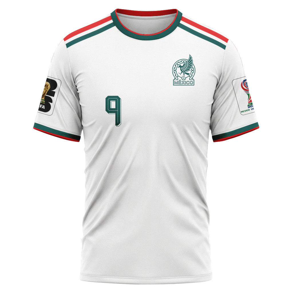 Ra?l Jim?nez 9 AOP T-Shirt 2026 World Cup Mexico Away