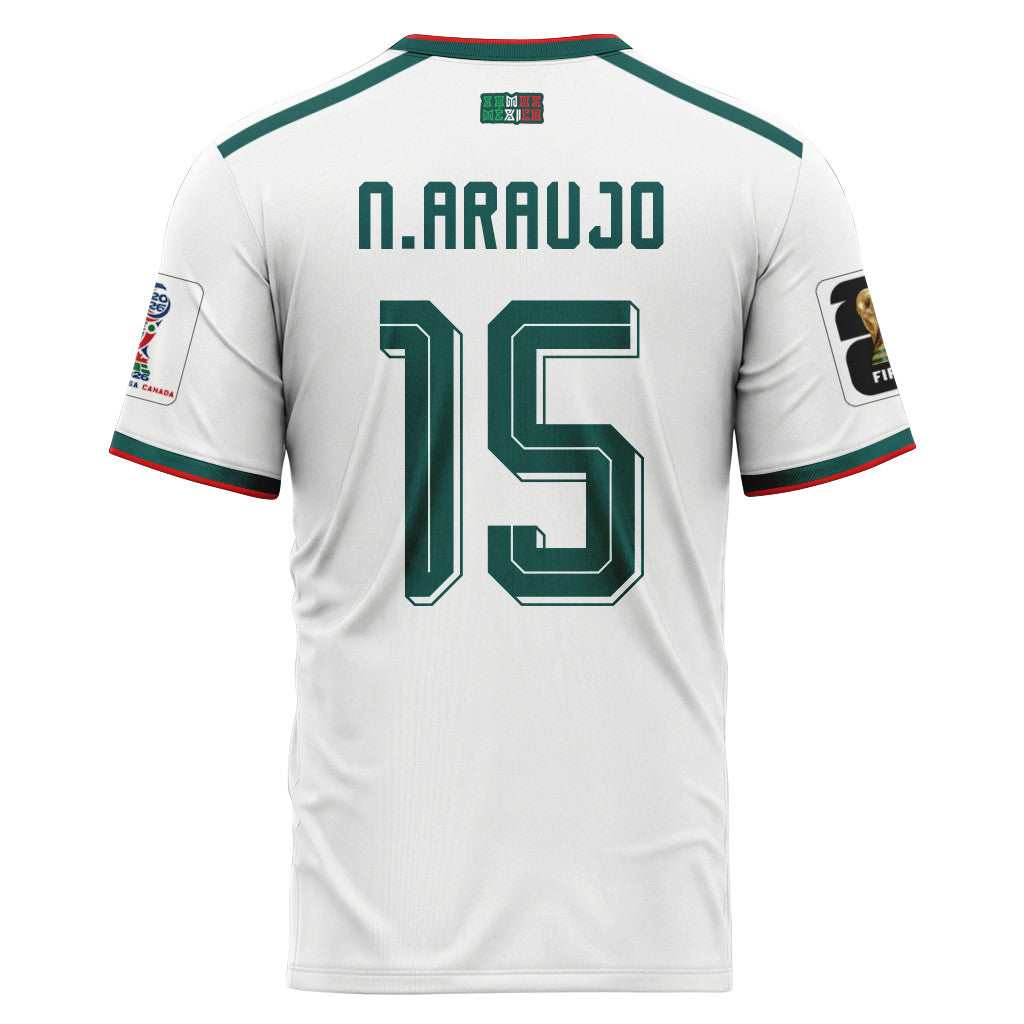 N?stor Araujo 15 AOP T-Shirt 2026 World Cup Mexico Away