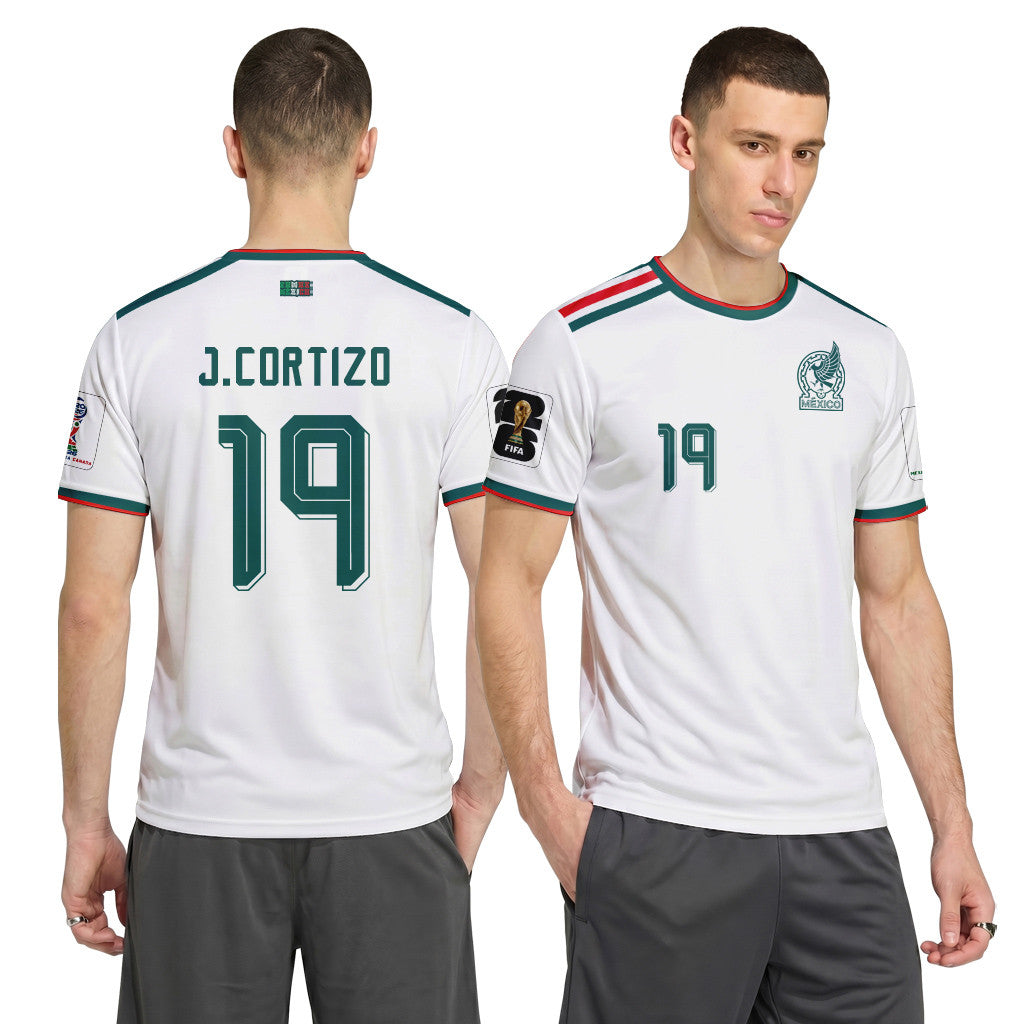 Jordi Cortizo 19 AOP T-Shirt 2026 World Cup Mexico Away