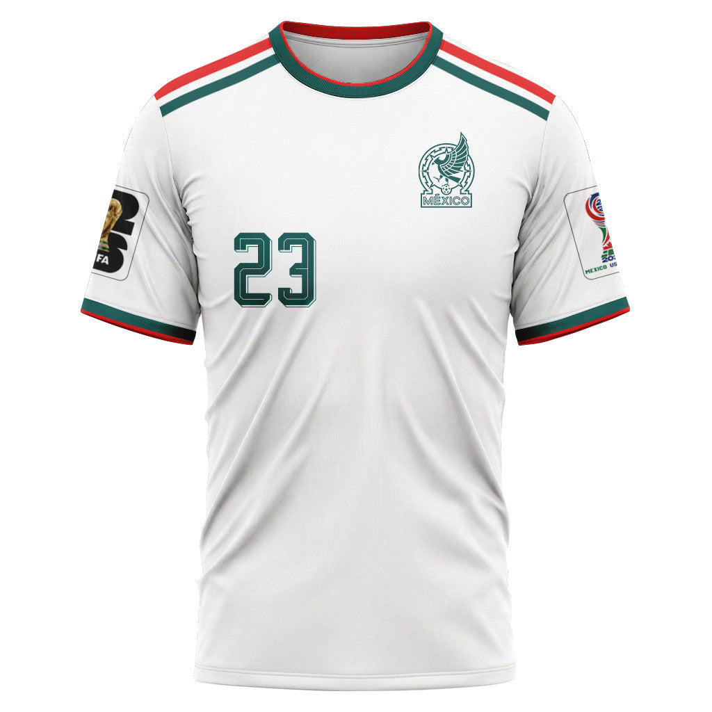 Jes?s Gallardo 23 AOP T-Shirt 2026 World Cup Mexico Away