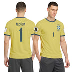 Alisson 1 2026 World Cup Brazil Home AOP T-Shirt