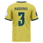 Marquinhos 3 2026 World Cup Brazil Home AOP T-Shirt