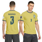 Marquinhos 3 2026 World Cup Brazil Home AOP T-Shirt