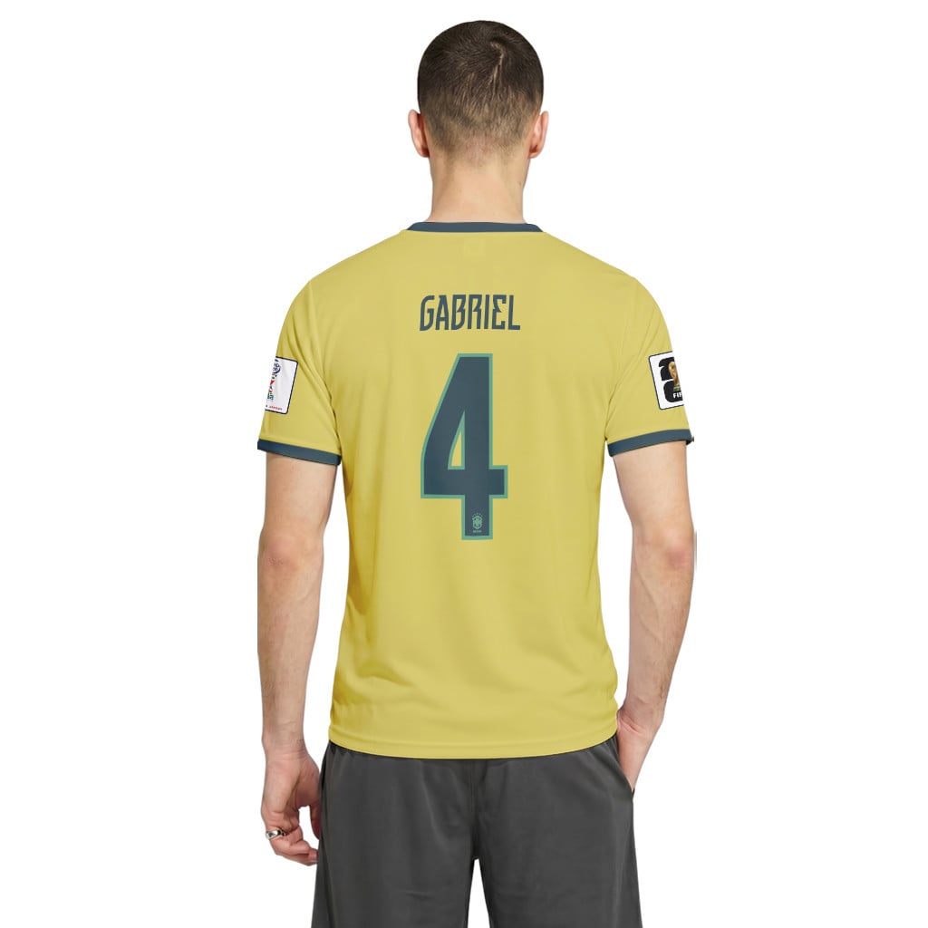 Gabriel 4 2026 World Cup Brazil Home AOP T-Shirt