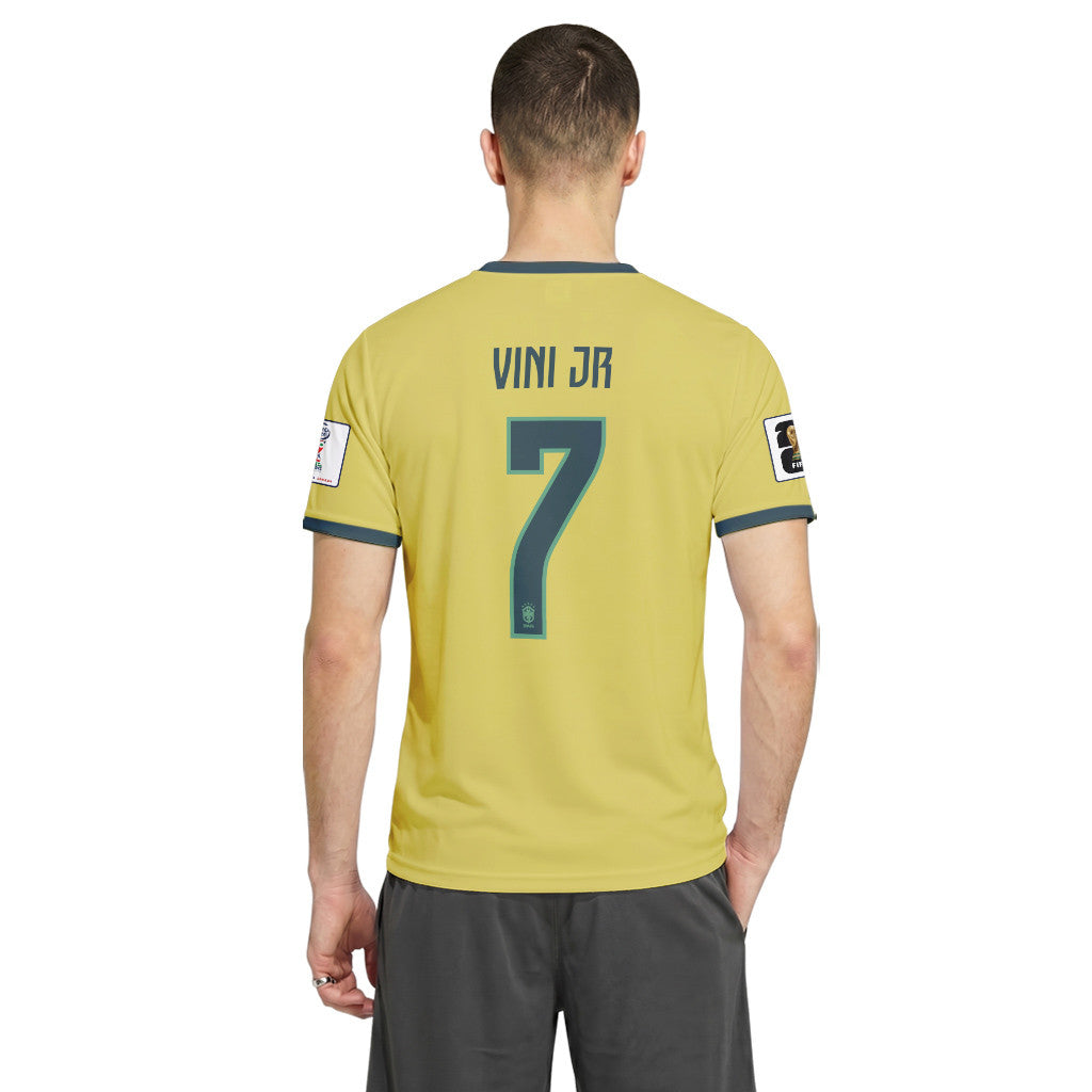 Vini Jr 7 2026 World Cup Brazil Home AOP T-Shirt