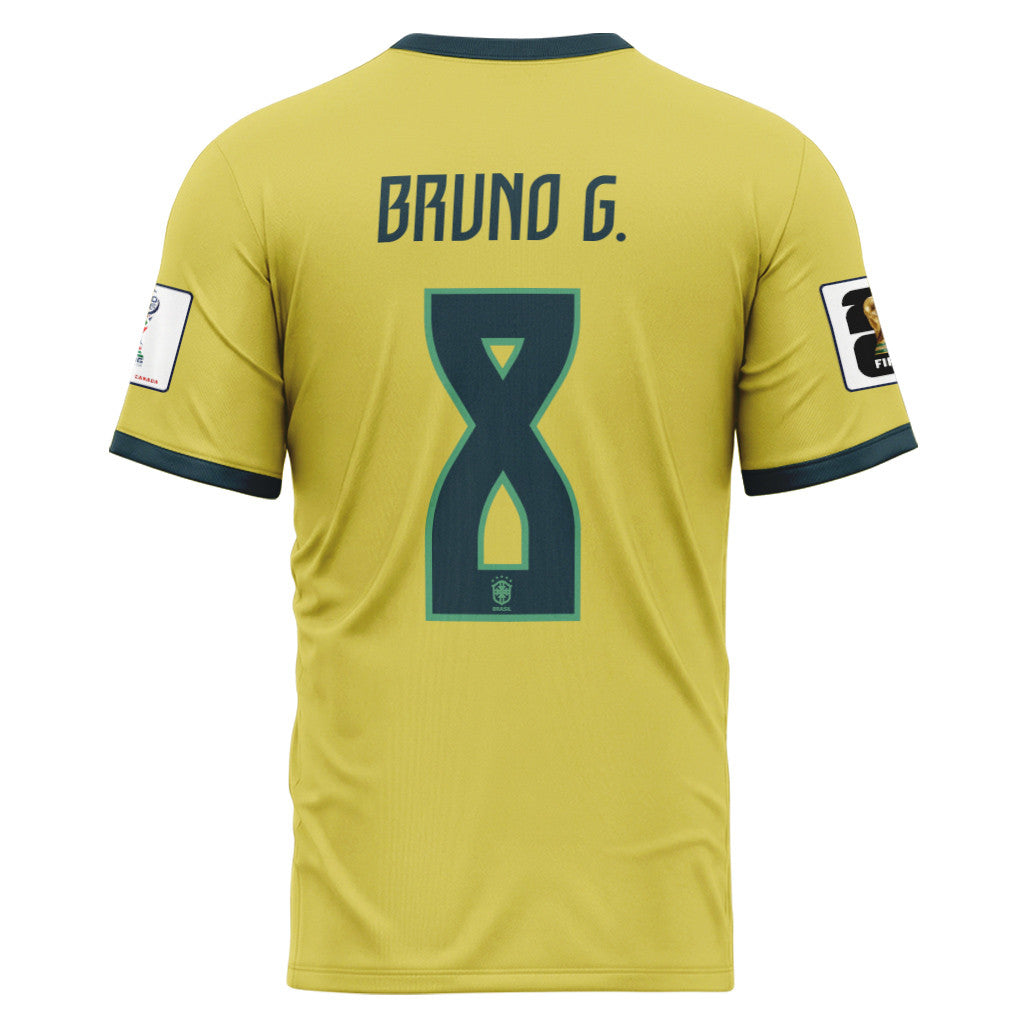 Bruno G 8 2026 World Cup Brazil Home AOP T-Shirt