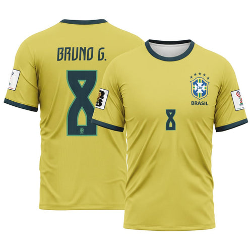 Bruno G 8 2026 World Cup Brazil Home AOP T-Shirt