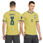 Bruno G 8 2026 World Cup Brazil Home AOP T-Shirt
