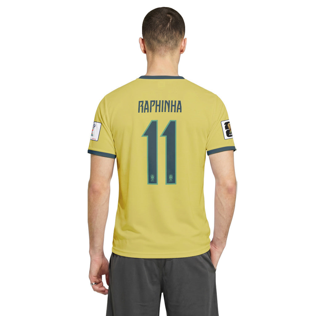 Raphinha 11 2026 World Cup Brazil Home AOP T-Shirt