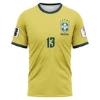Milit?o 13 2026 World Cup Brazil Home AOP T-Shirt