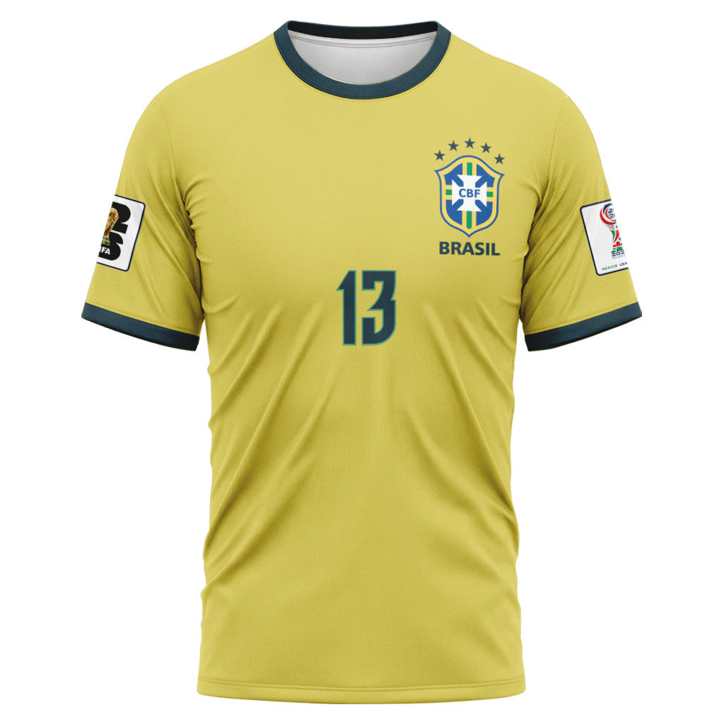 Milit?o 13 2026 World Cup Brazil Home AOP T-Shirt
