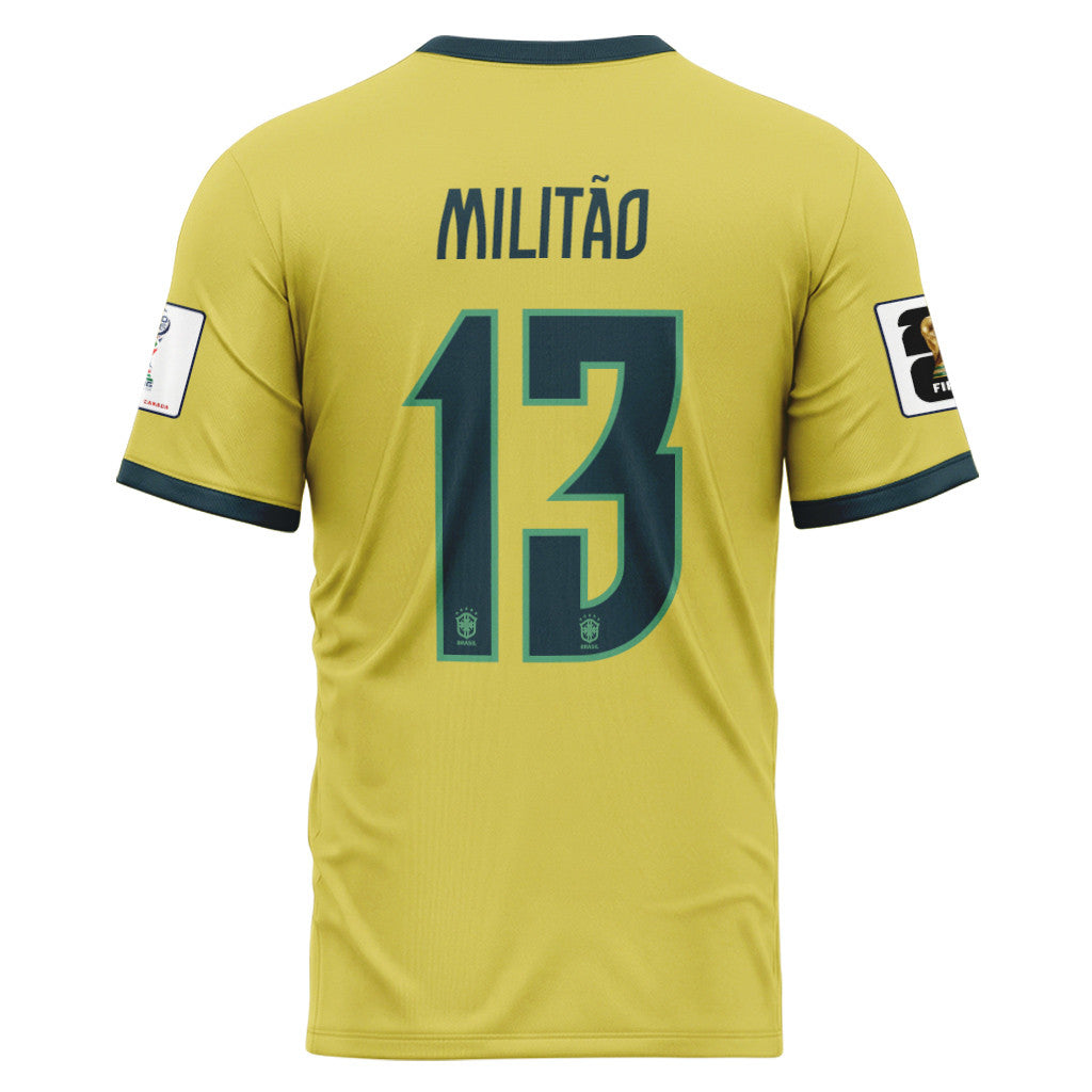 Milit?o 13 2026 World Cup Brazil Home AOP T-Shirt