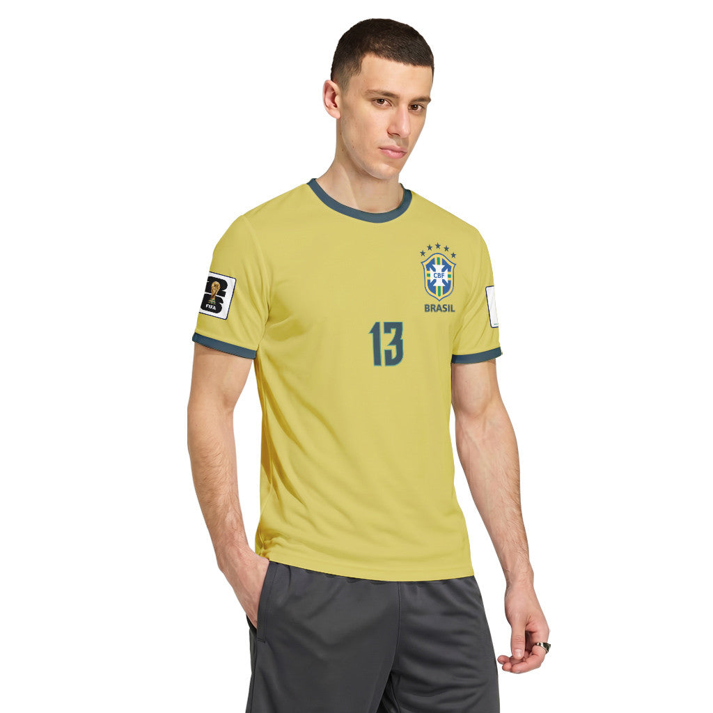 Milit?o 13 2026 World Cup Brazil Home AOP T-Shirt