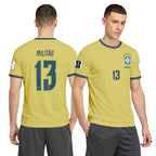 Milit?o 13 2026 World Cup Brazil Home AOP T-Shirt