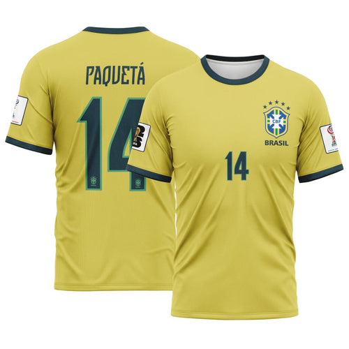 Paquet? 14 2026 World Cup Brazil Home AOP T-Shirt