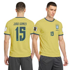 Jo?o Gomes 15 2026 World Cup Brazil Home AOP T-Shirt