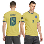 Savinho 19 2026 World Cup Brazil Home AOP T-Shirt