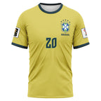 Cunha 20 2026 World Cup Brazil Home AOP T-Shirt
