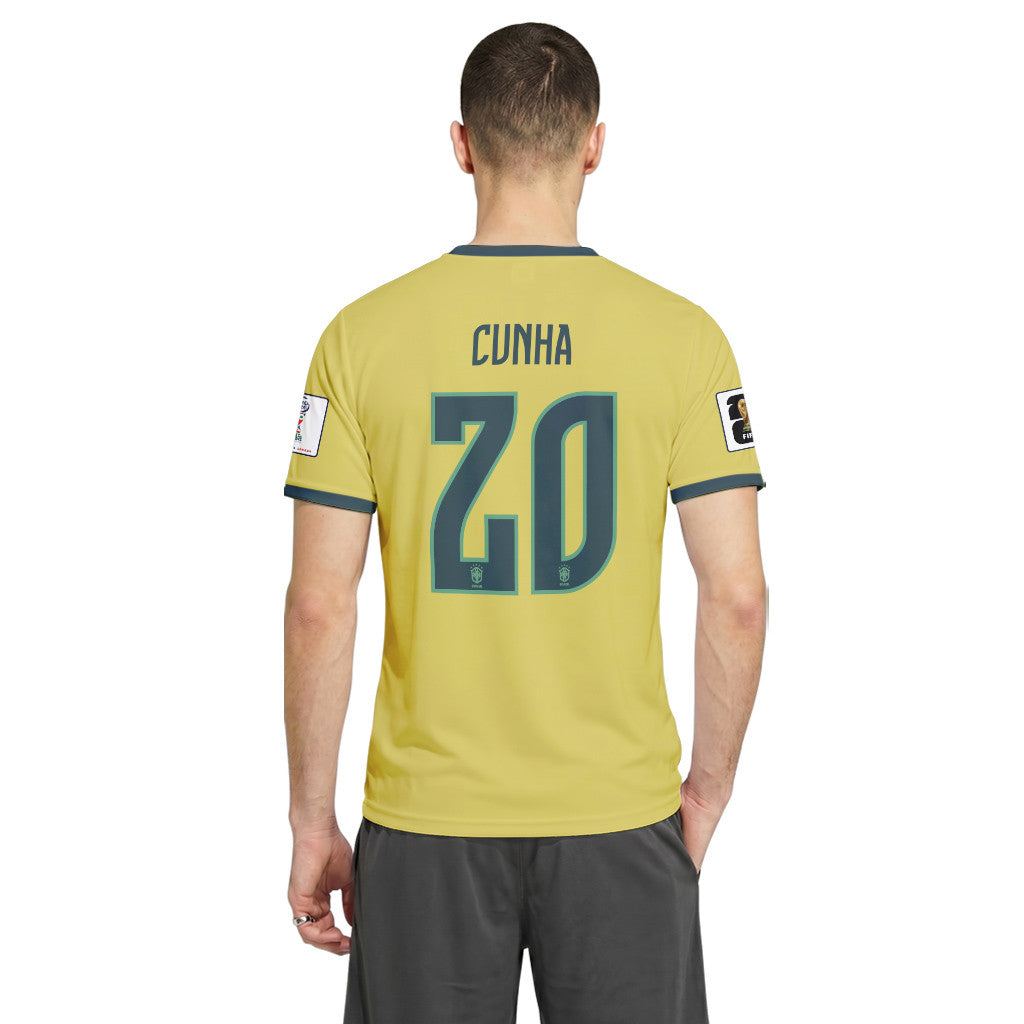 Cunha 20 2026 World Cup Brazil Home AOP T-Shirt