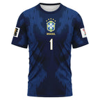 Alisson 1 AOP T-Shirt 2026 World Cup Brazil Away