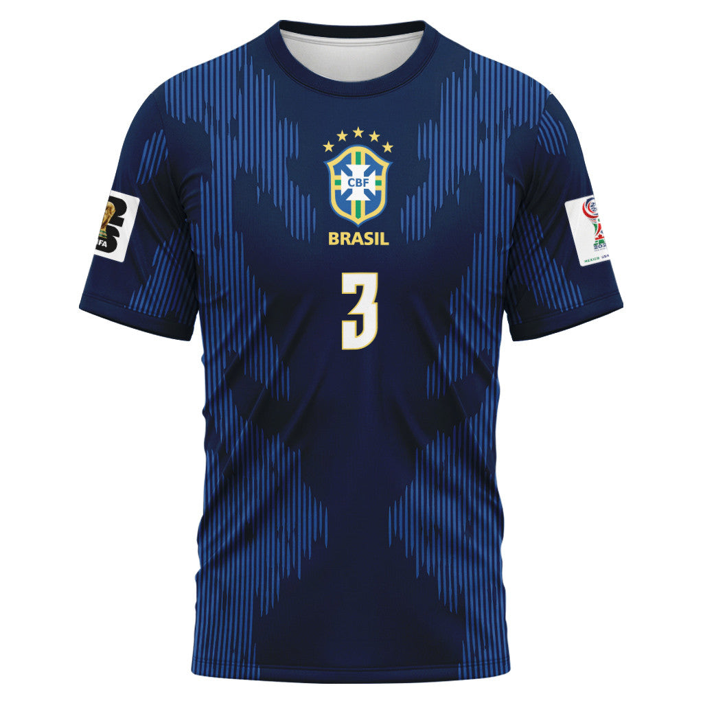 Marquinhos 3 AOP T-Shirt 2026 World Cup Brazil Away