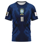 Raphinha 11 AOP T-Shirt 2026 World Cup Brazil Away