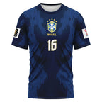 Renan Lodi 16 AOP T-Shirt 2026 World Cup Brazil Away