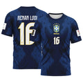 Renan Lodi 16 AOP T-Shirt 2026 World Cup Brazil Away