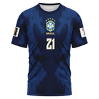 Jo?o Pedro 21 AOP T-Shirt 2026 World Cup Brazil Away