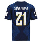 Jo?o Pedro 21 AOP T-Shirt 2026 World Cup Brazil Away