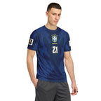 Jo?o Pedro 21 AOP T-Shirt 2026 World Cup Brazil Away