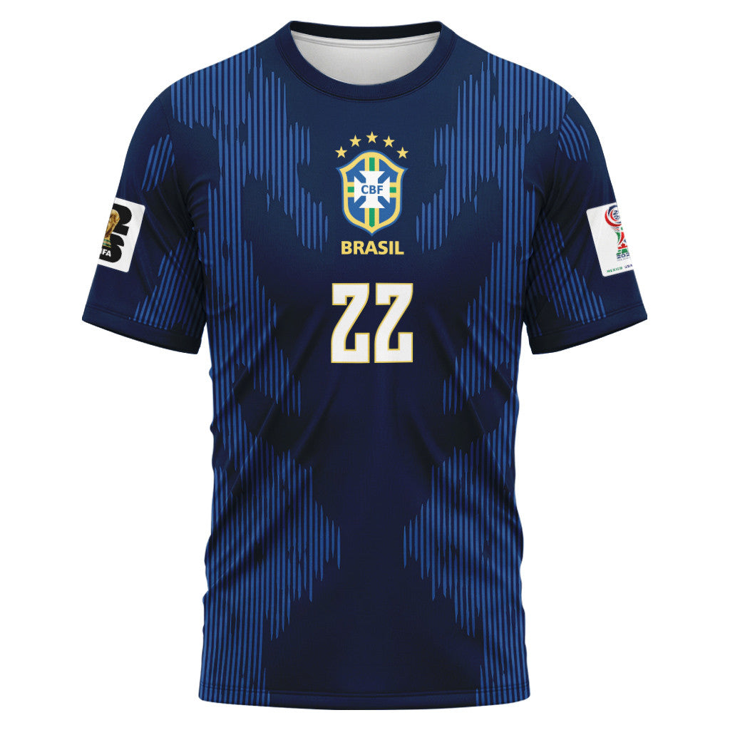 Antony 22 AOP T-Shirt 2026 World Cup Brazil Away