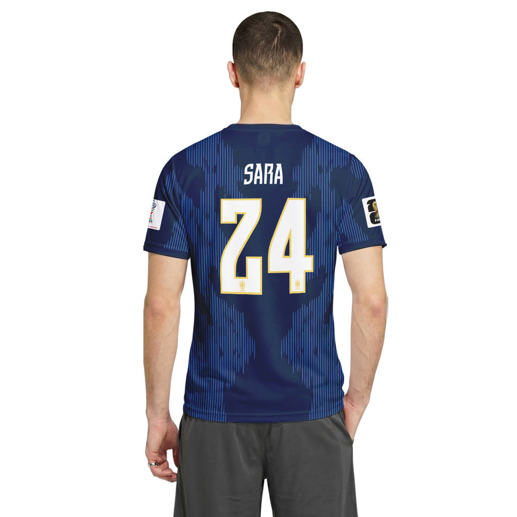 Sara 24 AOP T-Shirt 2026 World Cup Brazil Away