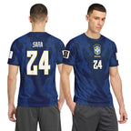Sara 24 AOP T-Shirt 2026 World Cup Brazil Away