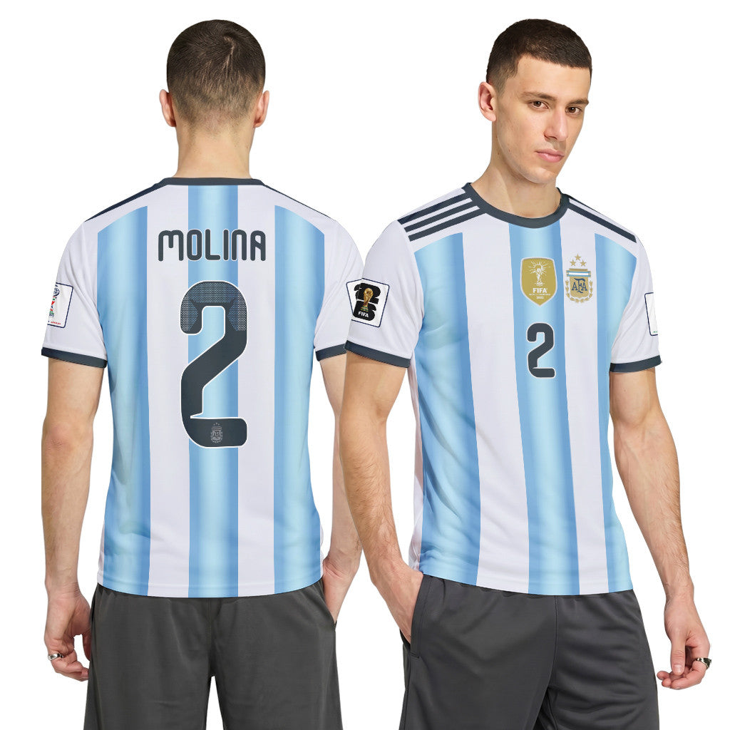 Molina 2 AOP T-Shirt 2026 World Cup Argentina Home