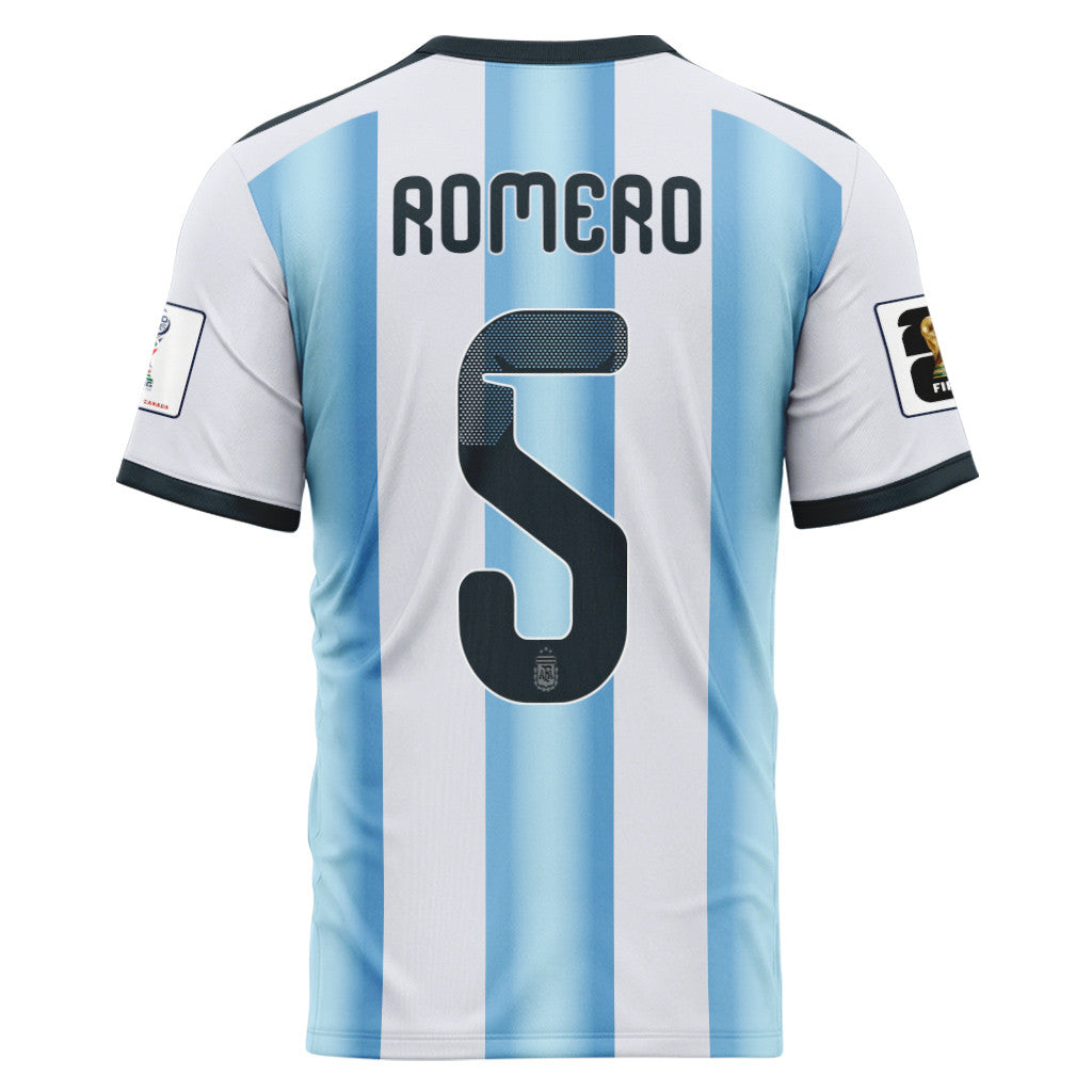 Romero 5 AOP T-Shirt 2026 World Cup Argentina Home