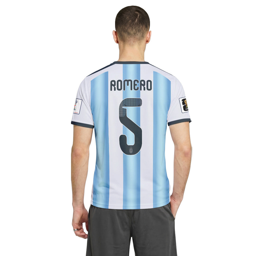 Romero 5 AOP T-Shirt 2026 World Cup Argentina Home