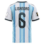 Lisandro 6 AOP T-Shirt 2026 World Cup Argentina Home