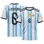 Lisandro 6 AOP T-Shirt 2026 World Cup Argentina Home